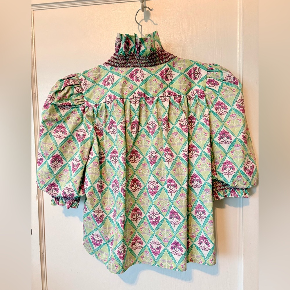Karlie Paris Floral Ruffle Blouse - Picture 3 of 6